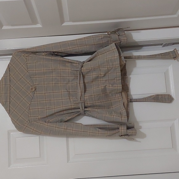Plaid coat - Picture 6 of 7